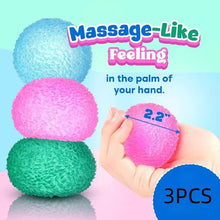 Load image into Gallery viewer, 3PCS Textured Stress Relief Squeeze Balls for Adults & Kids
