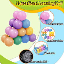 Load image into Gallery viewer, 3D educational puzzle toy in colorful spheres