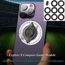 Load image into Gallery viewer, 3-in-1 Fidget Spinner Phone Ring Holder – Metal Gyro Stand & Anti-Drop Grip