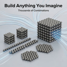 Load image into Gallery viewer, Original 5MM 216PCS Gray Buckyballs Magnetic Balls Puzzles Desktop Toys
