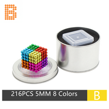 Laden Sie das Bild in den Galerie-Viewer, 5MM 216PCS 8 Colors Neoballs Magnetic Balls Magnets