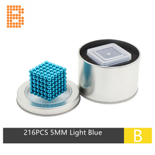 Laden Sie das Bild in den Galerie-Viewer, 5MM 216PCS Light Blue Neoballs Magnetic Balls Magnets