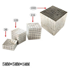 Load image into Gallery viewer, 5MM 1000PCS Buckycubes Magnetic Cubes Magnet Squares | ADHD Focus Tool & Stress Relief Toys
