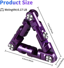 Load image into Gallery viewer, Purple 360° Flip Gear Chain Fidget Bracelet stress relief toy