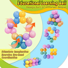 Load image into Gallery viewer, Rainbow Sensory Fidget Ball Toy – Stress Relief Puzzle for Kids & Adults