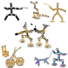 Load image into Gallery viewer, Magnetic Fidget Pen – Deformable Magnet Pen Toy with Steel Balls, Creative Stress Relief Writing Pen for Adults & Kids