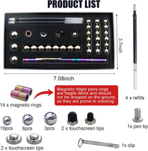 Load image into Gallery viewer, Magnetic Fidget Pen – Deformable Magnet Pen Toy with Steel Balls, Creative Stress Relief Writing Pen for Adults & Kids