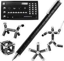 Load image into Gallery viewer, Magnetic Fidget Pen – Deformable Magnet Pen Toy with Steel Balls, Creative Stress Relief Writing Pen for Adults & Kids