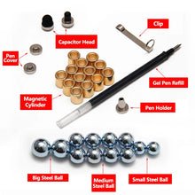 Load image into Gallery viewer, Magnetic Fidget Pen – Deformable Magnet Pen Toy with Steel Balls, Creative Stress Relief Writing Pen for Adults & Kids