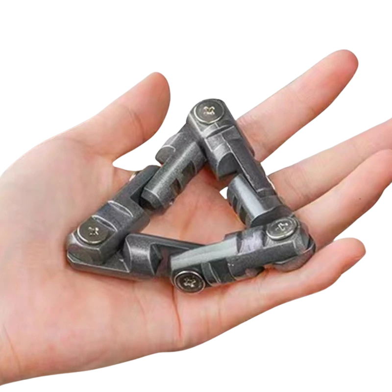 360° Flip Gear Chain Fidget Bracelet | Metal Stress Relief Toy