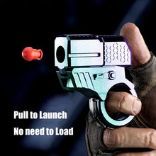 Load image into Gallery viewer, Gun Shape Metal Alloy Fidget Ring Fingertip Launcher Stress Relief Toy