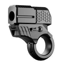Load image into Gallery viewer, Gun Shape Metal Alloy Fidget Ring Fingertip Launcher Stress Relief Toy