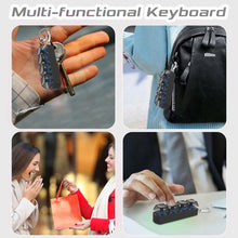 Load image into Gallery viewer, Portable keyboard keycap stress toy on keychain