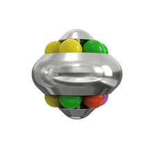 Load image into Gallery viewer, Front view of alloy magic puzzle ball