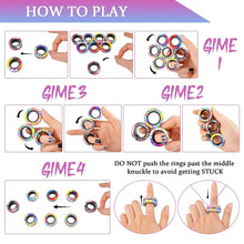 Load image into Gallery viewer, Fade-Resistant Vibrant Colors on ABS Plastic Fidget Rings