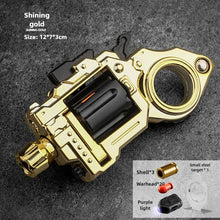 Load image into Gallery viewer, Gold fidget revolver toys displayed