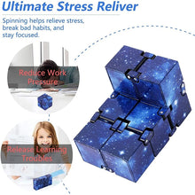 Load image into Gallery viewer, Galaxy infinity cube for office stress relief
