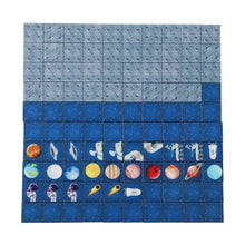 Load image into Gallery viewer, Kids building a space world using multicolor magnetic cubes
