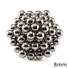 Load image into Gallery viewer, large 8mm 36pcs nickel magnetic balls buckyballs