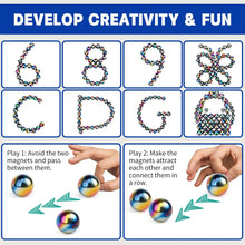 Load image into Gallery viewer, Sensory play with magnetic balls for stress relief