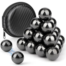 Load image into Gallery viewer, Set of 10 magnetic fidget balls with glossy metal finish