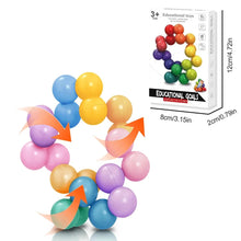 Load image into Gallery viewer, Rainbow Sensory Fidget Ball Toy – Stress Relief Puzzle for Kids & Adults