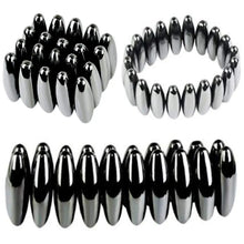 Load image into Gallery viewer, Black oval magnetic beads finger fidget play