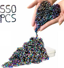 Charger l'image dans la galerie, Rainbow magnetic stones in tin box