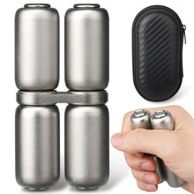 Load image into Gallery viewer, Silver metal fidget roller for stress relief and ADHD