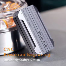 Cargar imagen en el visor de la galería, CNC precision engraving on aluminum EDC fidget slider
