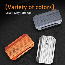 Cargar imagen en el visor de la galería, Vibrant EDC fidget slider available in silver gray and orange