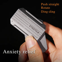 Cargar imagen en el visor de la galería, Push rotate and click actions of Vibrant EDC fidget slider