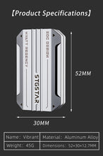 Cargar imagen en el visor de la galería, Vibrant EDC fidget slider dimensions 52 by 30 millimeters