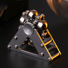 Load image into Gallery viewer, Zinc alloy Ferris Wheel fidget spinner displayed with desk stand