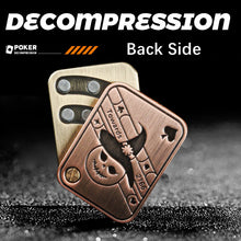 Load image into Gallery viewer, zinc alloy poker magnetic slider in copper brass finish