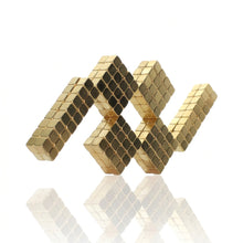 Cargar imagen en el visor de la galería, Original 4MM 216PCS Gold Buckycubes Magnetic Building Blocks Cubes Toy - Buckyballs Online Store