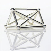 Load image into Gallery viewer, Original 4MM*24MM 36PCS Silver Buckybars + 8MM 27PCS Buckyballs Magnetic Balls Toys - Buckyballs Online Store