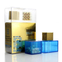 Load image into Gallery viewer, Original 4MM*24MM 36PCS Gold Buckybars + 8MM 27PCS Buckyballs Magnetic Balls Toys