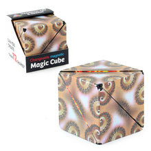 Load image into Gallery viewer, 3D Changeable Magnetic Magic Cube – Shape Shifting Box Fidget Toy & Brain Teaser