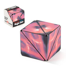Load image into Gallery viewer, 3D Changeable Magnetic Magic Cube – Shape Shifting Box Fidget Toy & Brain Teaser