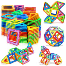 Laden Sie das Bild in den Galerie-Viewer, Colorful medium magnetic building blocks with example geometric constructions
