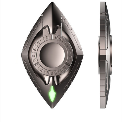 3 in 1 fidget spinner phone ring holder in black