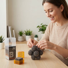 Load image into Gallery viewer, Original 5MM 216PCS Gray Buckyballs Magnetic Balls Puzzles Desktop Toys
