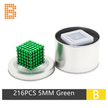 Laden Sie das Bild in den Galerie-Viewer, 5MM 216PCS Green Neoballs Magnetic Balls Magnets
