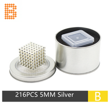 Laden Sie das Bild in den Galerie-Viewer, 5MM 216PCS Silver Neoballs Magnetic Balls Magnets
