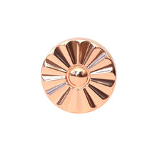 Load image into Gallery viewer, Daisy Magnetic Slider Fidget Coin Metal EDC Stress Toy Rose Gold  Color
