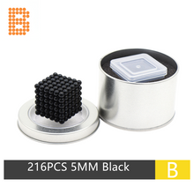 Load image into Gallery viewer, 5MM 216PCS Black Neoballs Magnetic Balls Magnets
