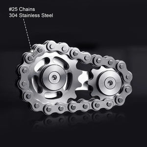 Sprockets Bicycle Chain Fidget Spinner EDC Toys