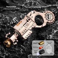 Load image into Gallery viewer, Alloy Titanium Steel shell ejecting toy pistol stress relief EDC
