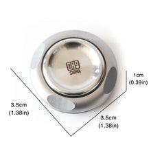 Load image into Gallery viewer, Compact Pocket Size Metal Fidget Slider Dimensions
